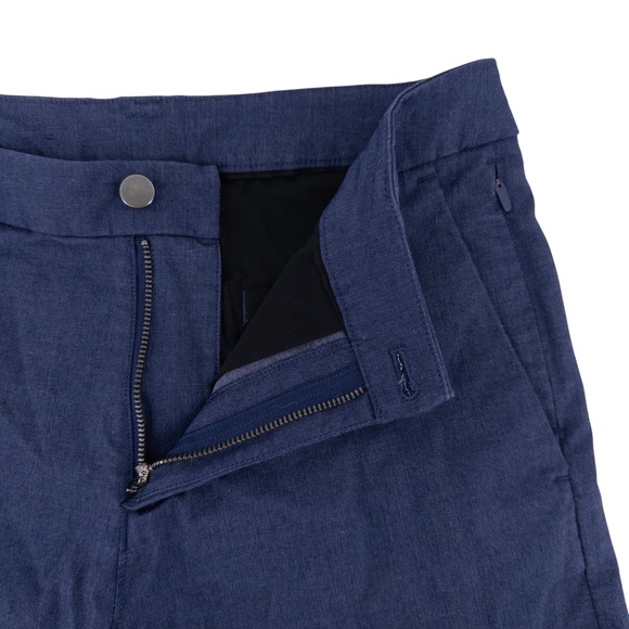 Lululemon Men's 30 Commission Shorts Blue Classic Fit 7" Inseam Chino LM7AUDS - Picture 2 of 7